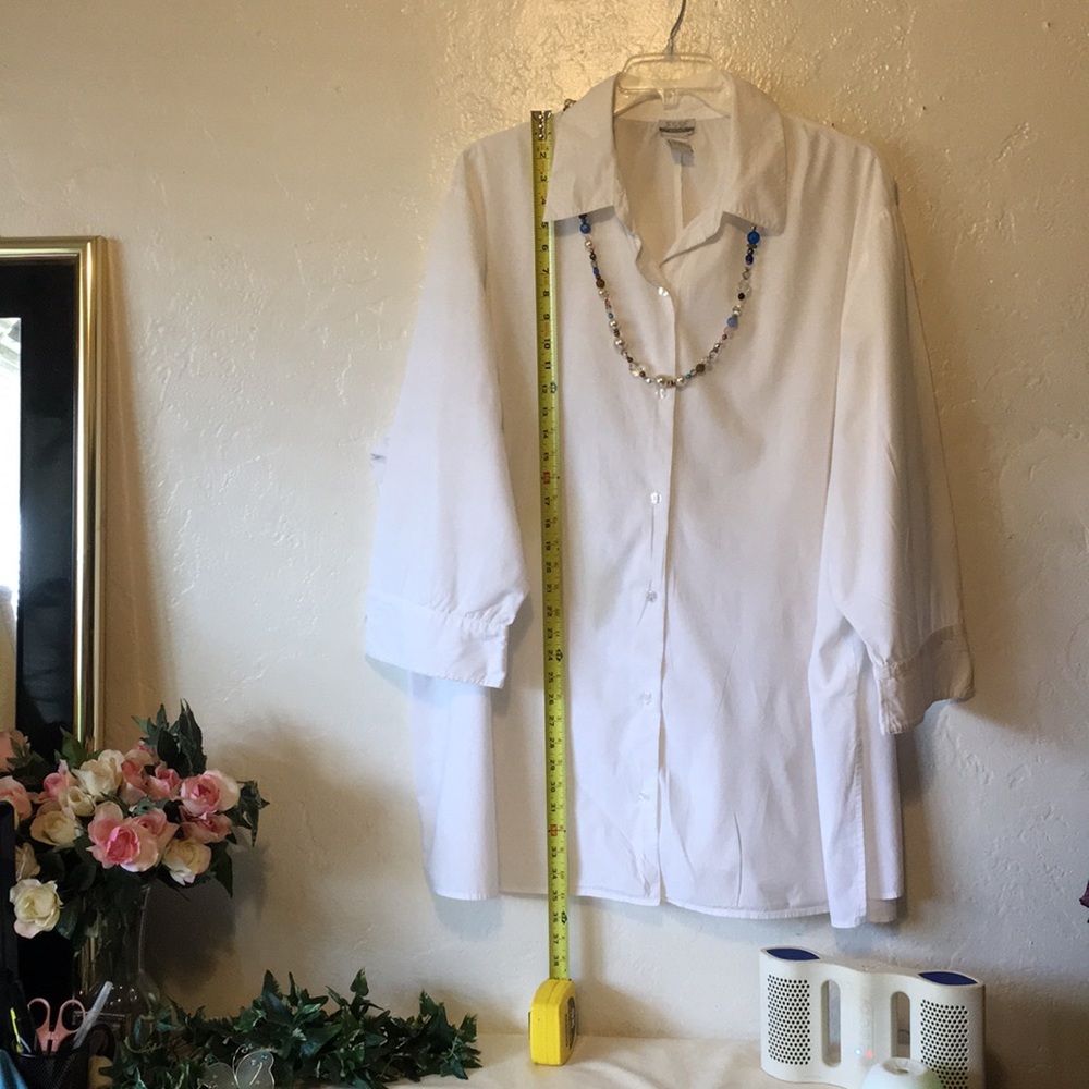 Jesse Sports Long White Button Down Shirt - Picture 6 of 8